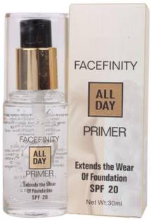 K.Y.L.Plus Facefinity All Day Primer and Foundation SPF 20 for Women (Off-White) Primer  - 30 ml