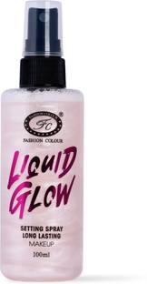 FASHION COLOUR Liquid Glow Setting Spray For Makeup Long Lasting Primer  - 100 ml