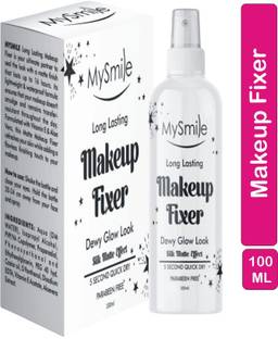 Mysmile Long Lasting Makeup Fixer 100ml |Dewy Glow Look & Silk Matte Effect Pack of 1 Primer  - 100 ml