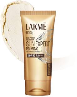 Lakmé Sun Expert Primer + Sunscreen, SPF 50 PA+++ for UVA/B Primer  - 50 g