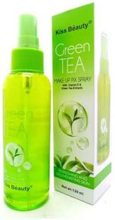 Kiss Beauty Make Up Fixing Spray Green Tea Primer  - 100 ml
