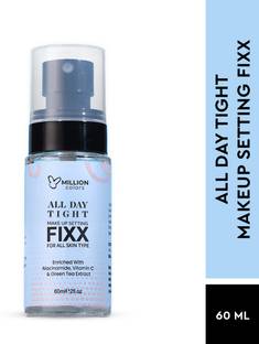 Million Colors Makeup Fixer Setting Spray All Day Tight Waterproof Long Lasting For Oily Skin Primer  - 60 ml