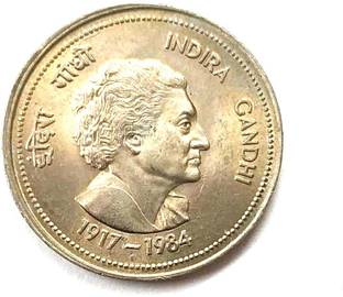 Antique collection 5 Rupees Copper Printed Currency