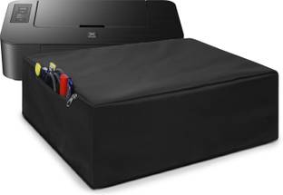 Alifiya Dust Proof Washable Printer Cover for Canon Pixma TS207 Single Function Inkjet - Black Printer Cover
