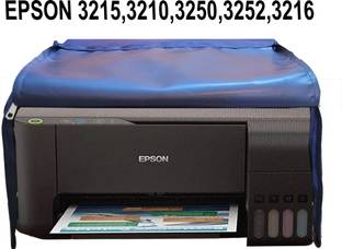 Protectio Dust & Water Proof Chain Printer Cover for Epson EcoTank L3250 / L3210 - Blue Printer Cover