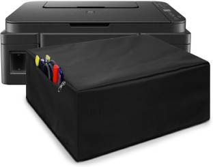 Alifiya Dust Proof Washable Printer Cover For Pixma G3010 All-in-One Wireless Ink Tank Colour - Black Printer Cover