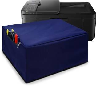 Alifiya Nylon Printer Cover For Canon E4570 All-in-One Wi-Fi Ink Efficient - Blue Printer Cover