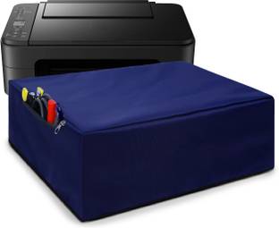 Alifiya Nylon Printer Cover For Canon E3370 All-in-One Wireless Ink Efficient Color - Blue Printer Cover