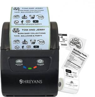 Shreyans MRP Sticker Printer Machine Multi-function Monochrome Label Printer