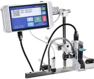 universalseal Thermal Inkjet Printer for Date, Barcode, QR Code with 7 Inches Digital Screen Single Function Monochrome Thermal Transfer Printer