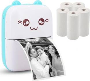 ENMORA Portable Mini Pocket Bluetooth Thermal Printers HZX27 Multi-function Monochrome Label Printer