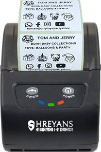 Shreyans mini printer Multi-function Monochrome Label Printer