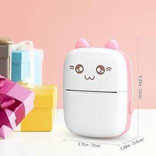 ENMORA Portable Printer, Mini Pocket Wireless Bluetooth Thermal JGW6 Multi-function Monochrome Label Printer