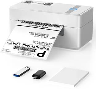 HiRobot 2054N Thermal Label Printer| 4x6" Barcode Shipping Label Printer| Thermal Single Function Monochrome Label Printer