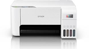 Epson Ecotank L3256 Wi-Fi Inktank Printer, White Multi-function WiFi Color Inkjet Printer
