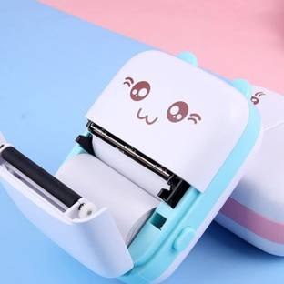 IMMUTABLE Portable Bluetooth Mini Thermal Printer Self Adhesive Paper OHJ2 Multi-function Monochrome Label Printer