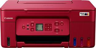 Canon PIXMA MegaTank G3770 Red All-in-one WiFi Inktank Colour Printer Multi-function Color Ink Tank Printer
