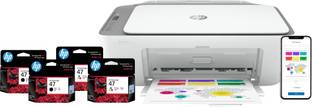 HP Deskjet Ink advantage Ultra 4826 All-in-one Multi-function WiFi Color Inkjet Printer (Color Page Cost: 81 Paise | Black Page Cost: 44 Paise) with Copy, Scan, 2 Sets of Inbox Cartridges, Smart App Setup