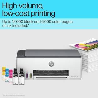 HP SMART TANK 580 Multi-function WiFi Color Inkjet Printer with Voice Activated Printing Alexa