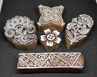 Reniq Art 025 Wooden Printing Block Stamps Hand Carved Printing Blocks Printing Blocks