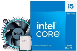 Intel Core i5 14th Generation 14400F (Graphic Card Required for Display) 1.8 GHz Upto 4.7 GHz LGA1700 Socket 10 Cores 16 Threads 20 MB Smart Cache Desktop Processor