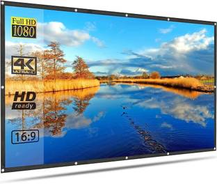 Moiz 200 inch Projector Screen,4K 4:3 Portable Eyelet Premium Foldable Projection Projector Screen (Width 406 cm x 305 cm Height)