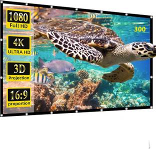 ZIOZY 300-inch Large Projector Screen 16:9 Hanging Projection Movie Washable Fold-able Projector Screen (Width 664 cm x 374 cm Height)