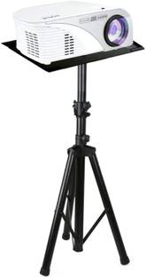 audiovan Imported Projector Tripod Floor Stand & Speaker Tripod Stand- 3 feet to 6 feet Extend Light Weight Stand with 1 Year Warranty Projector Stand
