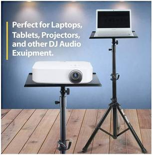 Vilro Multi-Purpose Floor Tripod Stand (3.5 Feet to 6 Feet) Tray Size.11 x 15.6 Inches Projector Stand