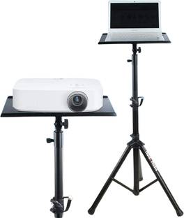 Moiz Multi-Purpose Floor Tripod Stand (3.5 Feet to 6 Feet) Tray Size.11 x 15.6 Inches Projector Stand