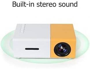 Seashot Smart LED Ultra HD Projector with Remote Control1080p Full HD (30000 lm / Remote Controller) Portable Projector