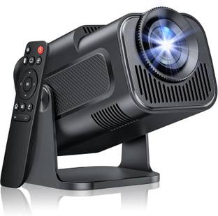 Torexo HY320 Mini 4k Support Android 11 Smart LED Projector with 720p HD Resolution (5000 lm / 1 Speaker / Wireless / Remote Controller) Portable Projector