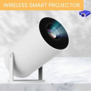 SACRO Mini HD Projector for Home 4KSupport With Built-in App Netflix/Prime/YouTubeD428 (4500 lm / Wireless / Remote Controller) Portable Projector