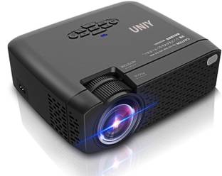 UNIY UY46 Connect HDMI,VGA,USB with Wireless Display 640p Resolution(1080p Support) (1800 lm / 2 Speaker / Wireless / Remote Controller) Portable Projector