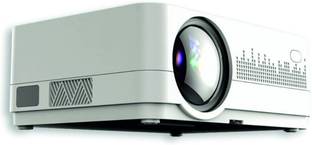 dkian HQ4 Android smart projector with pre install app wifi bluetooth miracast HD 1280x720 720P 3200 Lumens Home Theater Video Projector HD Supports 1920 * 1080 (4000 lm / 1 Speaker / Wireless / Remote Controller) Portable Projector
