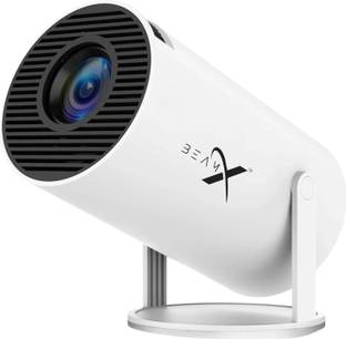 BeamX Vision PRO Fully Smart Android 13 Native 1080P 4K Support Miracast H713 Chipset (5500 lm / Wireless / Remote Controller) Portable Projector