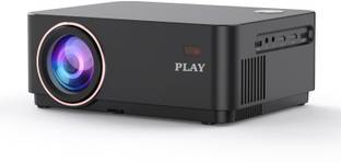 PLAY 4k 8k Native Full HD 2+16GB 4D keystone E-Focus Android 11 BT WiFi Scn Mirroring (18000 lm / 2 Speaker / Remote Controller) Portable Projector