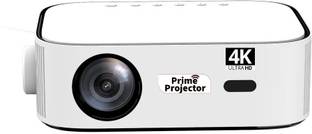 Prime Projector PS5 4K | 9500 Lumens | NEW RELEASE | Android 9.0 | 30,000:01 Contast Ratio | (16000 lm / 2 Speaker / Wireless / Remote Controller) Portable Projector