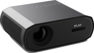 PLAY MK PRO 360 degree Screen Rotation Native Full HD 1080p Electronic Zoom (16000 lm / 2 Speaker / Wireless / Remote Controller) Portable Projector