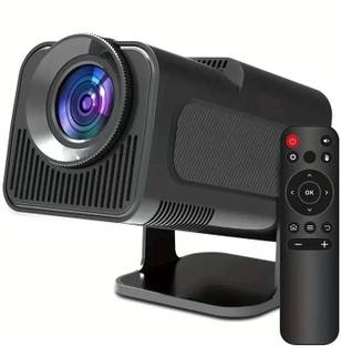 Livato HY320 Mini 4K Support,Native HD Android/Wifi/Bluetooth Autokeystone Freestyle (5000 lm / 1 Speaker / Wireless / Remote Controller) Portable Projector