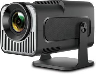 Shopexo Mini HY320 4K Native 720p Android Playstore Wifi Miracast Bluetooth AutoKeystone (5000 lm / 1 Speaker / Wireless / Remote Controller) Portable Projector