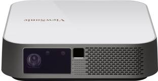 ViewSonic M2e (1000 lm) Portable with 1920X1080p Resolution, 100'' Maximum Display, Auto Focus+ WiFi+ Bluetooth+6W Harman Kardon Speaker, Bluetooth ,HDMI, USB Type-C Connectivity LED Projector