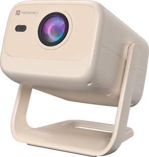 Portronics Beem 480, Streaming Apps, Android 9, 1080p FHD, 5100 lm, 5W Speaker, Bluetooth (5100 lm) Portable Projector