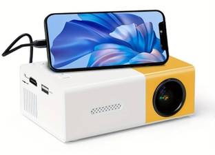 Butee YG-300 Mini Projector Compact 1080p Projector, Ideal for Kids, PS4 & Firestick (200 lm / Remote Controller) Portable Projector