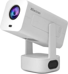 XElectron Techno Android 13 Smart Projector, Brighter, 4X Louder, Remote Focus, 1080P (8400 lm) Portable Projector