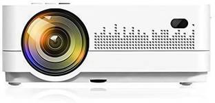 Torexo Sales TS87 Android 9.0 1GB/8GB ROM, 250" Large Display 1080P FullHD, WiFi, Bluetooth (5000 lm / 1 Speaker / Wireless / Remote Controller) Portable Projector