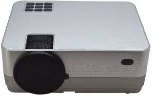 dkian HQ4 Android smart projector with pre install app wifi bluetooth miracast HD 1280x720 720P 3200 Lumens Home Theater Video Projector HD Supports 1920 * 1080 (3200 lm / 1 Speaker / Wireless / Remote Controller) Portable Projector