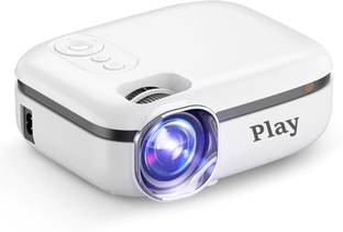 PLAY MP7 Full HD LED WiFi 3D Projector Phone Mirroring Airplay Portable Home Theater (4000 lm / Wireless / Remote Controller) Projector