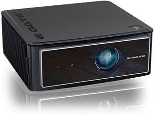 Egate O9 Zen (12000 lm / 2 Speaker / Wireless / Remote Controller) Android Full HD 1080p Native with 4K HDR Support with Auto Physical Incline + Digital offset, Auto (Focus, Keystone, Screen Fit, Obstacle Shift), ARC HDMI, 2GB RAM/32GB ROM Home Projector