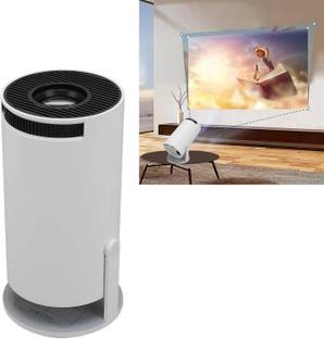 Wifton Portable Projector with 5G WiFi & Bluetooth 5.0 Connectivity-White (4000 lm / 1 Speaker / Wireless / Remote Controller) Portable Projector
